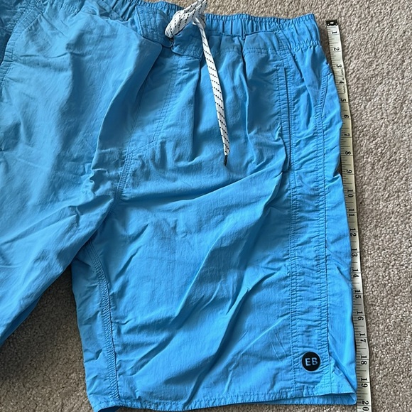 Eddie Bauer Men’s Blue Swim Shorts Drawstring Size XL - Picture 5 of 6
